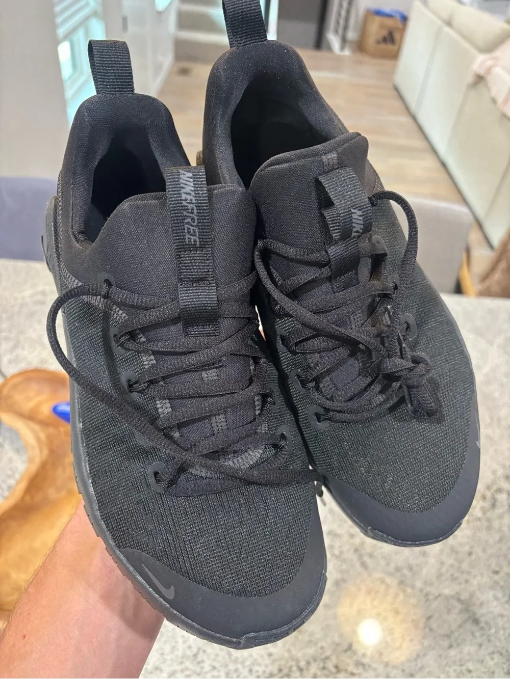 Nike Free Metcon 6 Triple Black Women's Size 7.5 (6Y) Training Shoes FJ7126-003